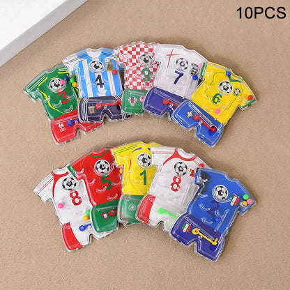 Soccer Party Favors Football Theme Bracelets Keychain Pin Ball Maze Game Toys Kids Birthday Party Pinata Fillers Christmas Gift