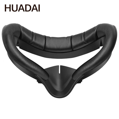 HUADAI design Face Cushion Pad Compatible with Quest 2/Quest 3/Quest 3S Accessories , with Glasses Spacer Air-Circulation Design