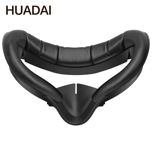 HUADAI design Face Cushion Pad Compatible with Quest 2/Quest 3/Quest 3S Accessories , with Glasses Spacer Air-Circulation Design