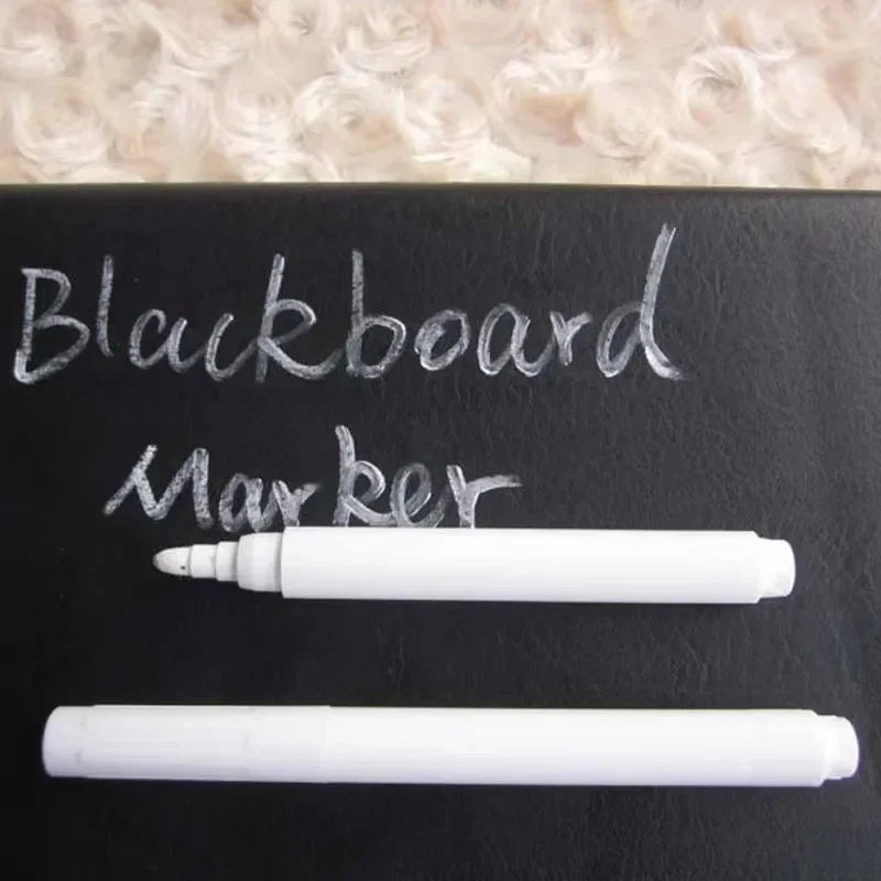 Liquid Chalk Erasable Pen 3-100Pcs White Marker for Glass Windows Blackboard Chalkboard Whiteboard Marker Drawing Chalk Pens