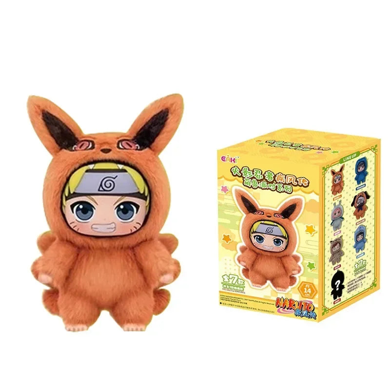 New EAKI Naruto Blind Box Shippuden Party Series Uzumaki Stuffed Shippuden Plush Figure Ornament Toy Collection Gift forChildren