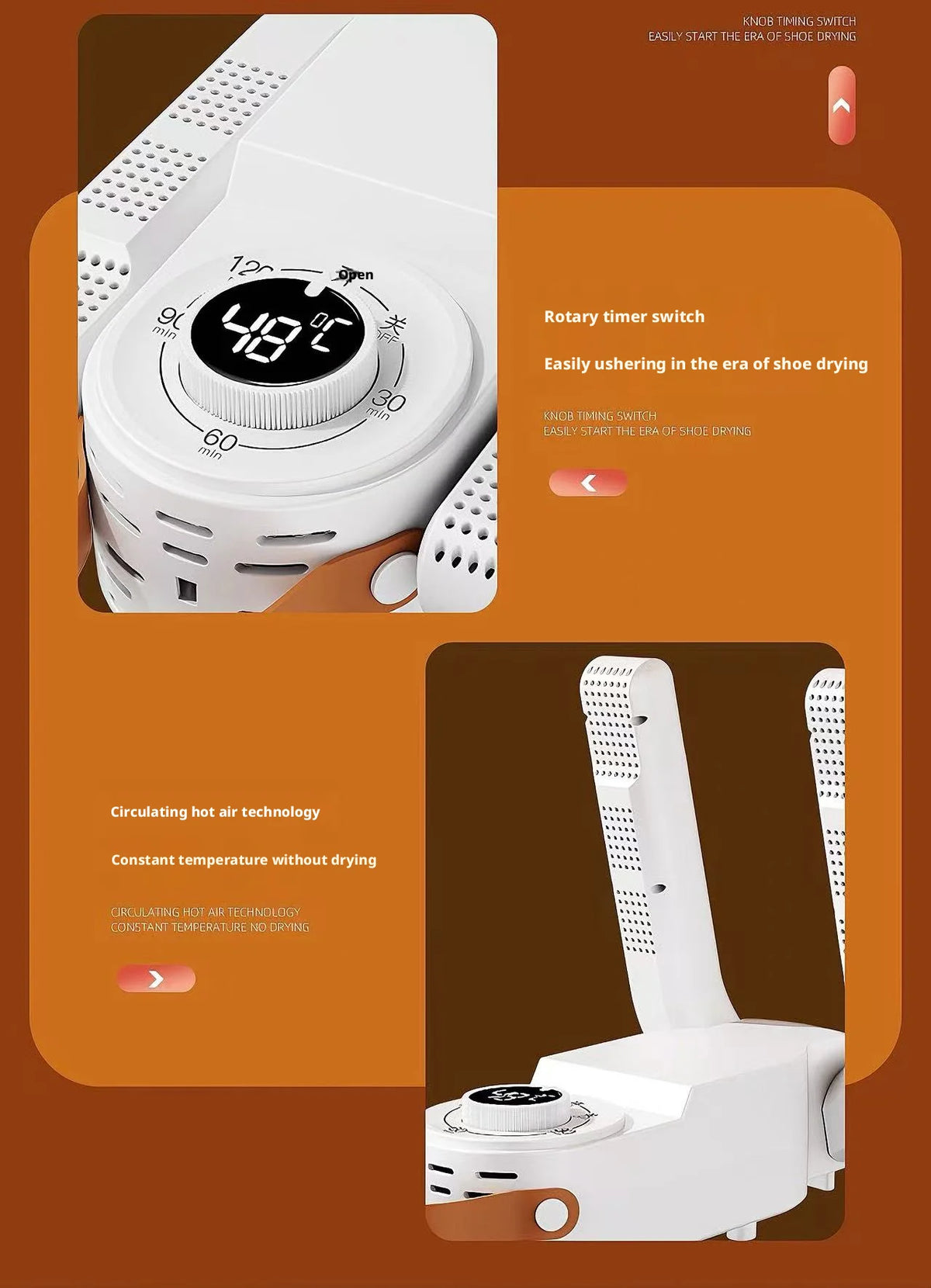 All-in-1 Smart Shoe Dryer Portable Automatic Fast Drying with Deodorization & Sterilization – Perfect for Home and Dorm Living