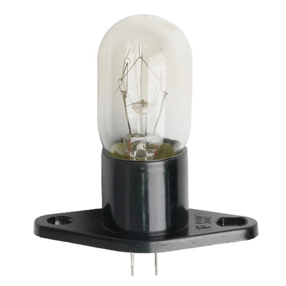 2A 250V 20W Microwave Oven Bulb Refrigerator Lighting Bulb Base Design With Holder Replacement Universal