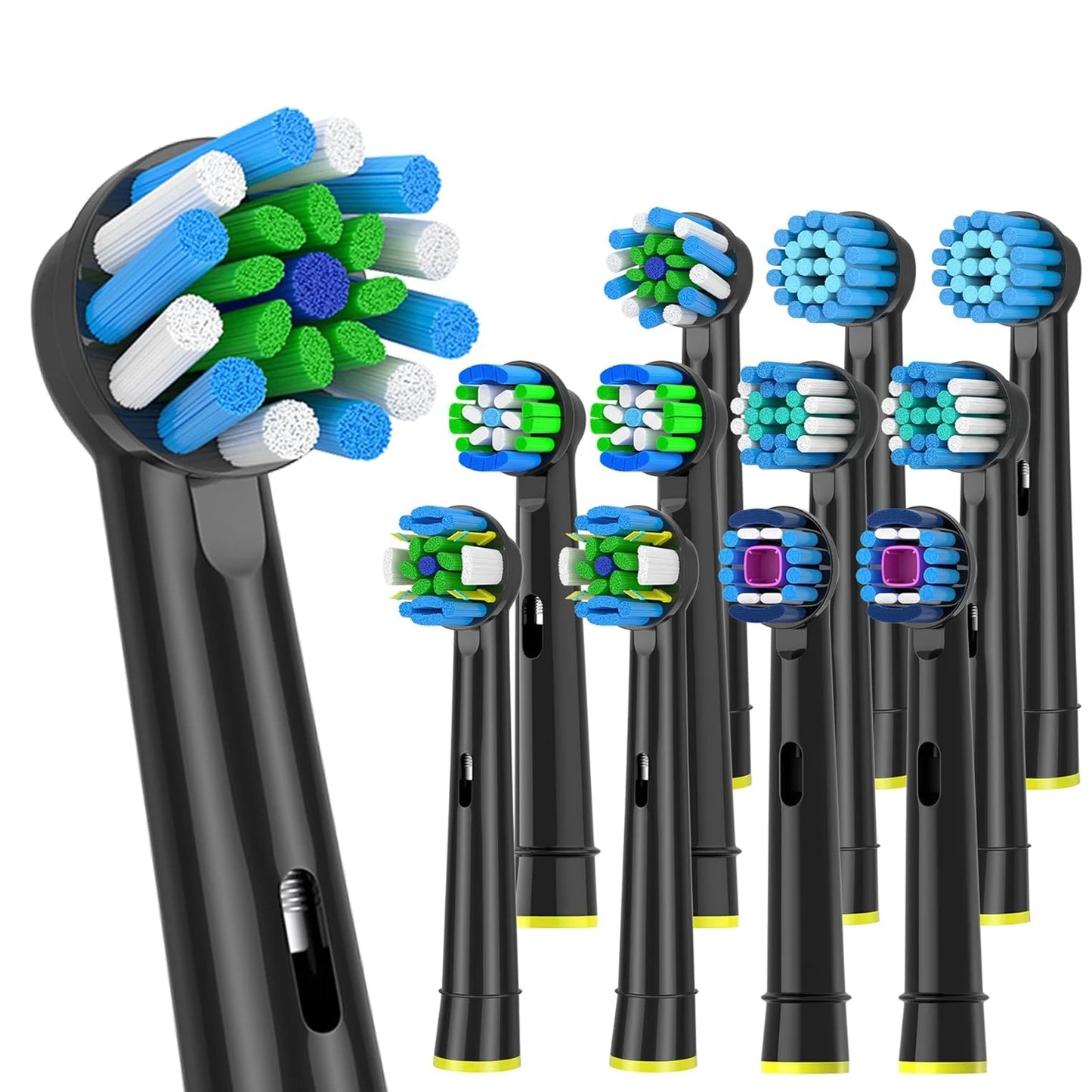 Replacement Toothbrush Heads Compatible with Oral B Professional Electric Brush Heads 1000 1500 3000 6000 7000 7500 8000