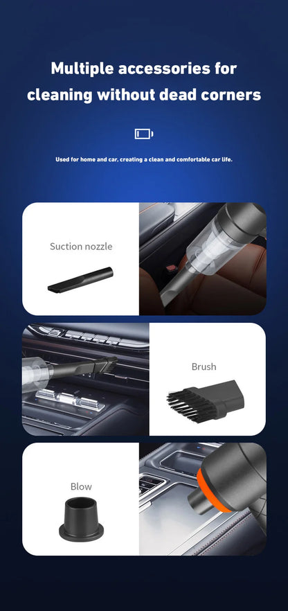 2990000Pa Wireless Car Vacuum Portabale Cleaner Cordless Handheld Auto Vacuum High Power Vacuum Cleaner For Home Office 2026 New