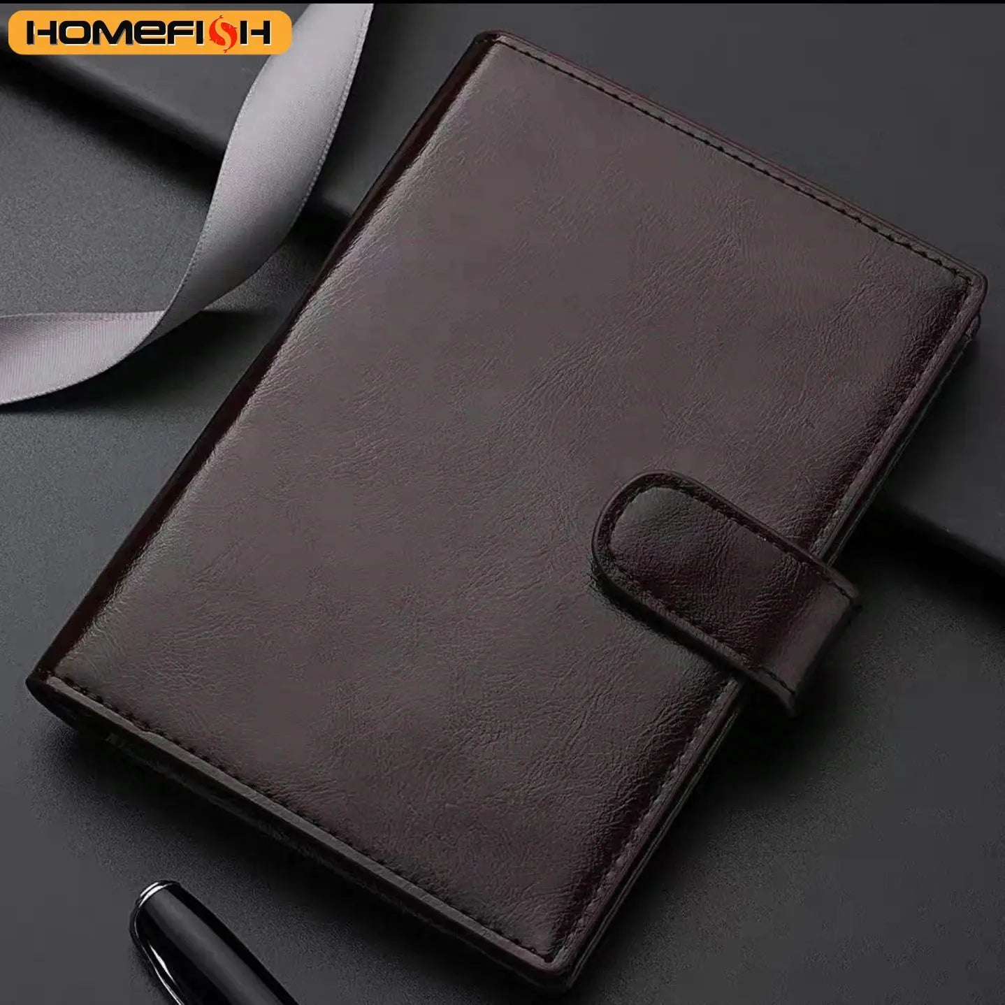 HOMEFISH Stylish Travel Passport Bag Multi-Card Card Holder Portable Multi-Function Men's Wallet
