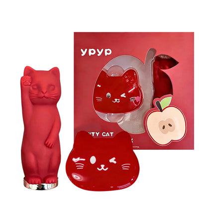 YpYp Fruity Cat Moisturizing Sheath Box Cute Cat Lipstick Lip Mask Moisturizing Maintenance Color Makeup Set