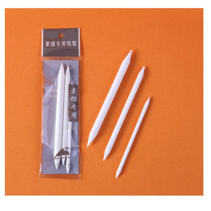 3/6/12/48Pcs Blending Stump and Tortillions, Paper Art Blenders, Art Pencils, Drawing Pencils for Student Sketch Drawing Tools