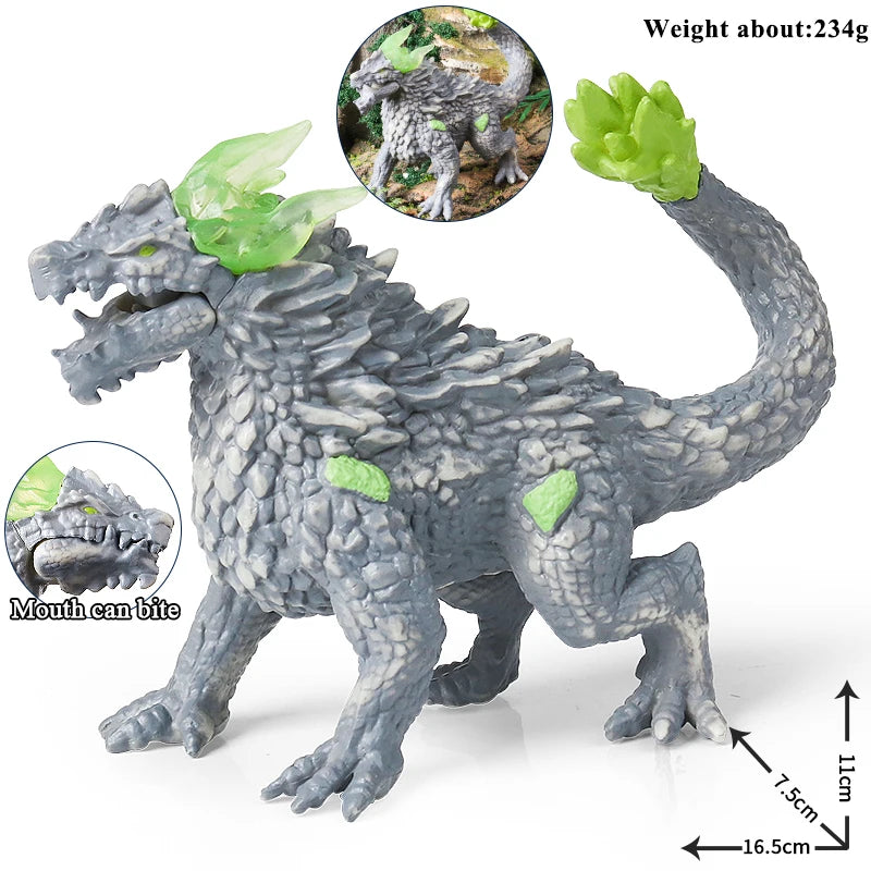 Oenux Mythical Dinosaur Dragon Tiger Golem Lion Snowmen Cattle Model Action Figures Artistical Decoration Collection Kid  Toy