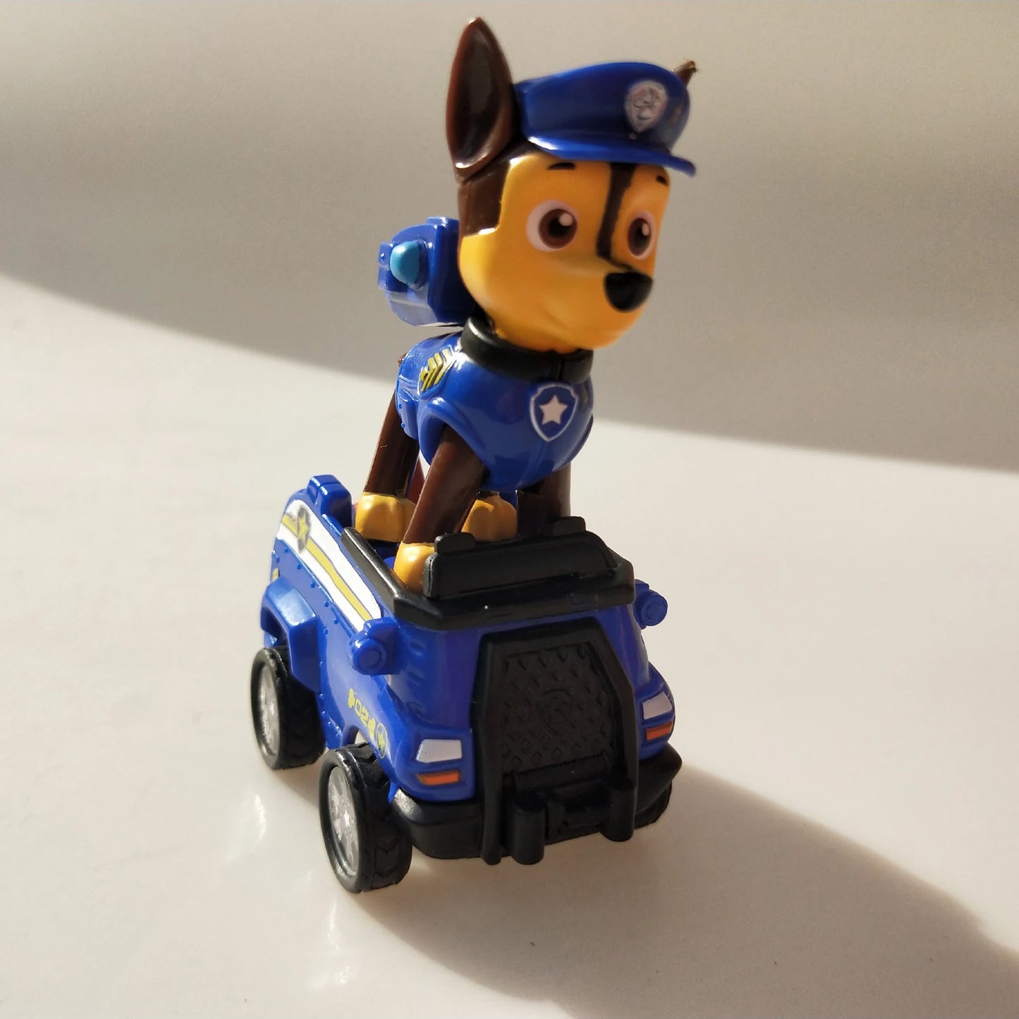 4PCS/SET Genuine Paw Patrol Vehicle Chase Skye Marshall Rubble Pull Back Cars Playset Action Figure Children Toys Birthday Gifts