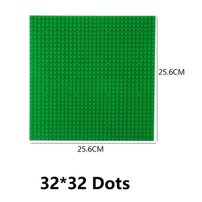 Single Double Sided Classic Base Plates Blocks Plates  32x32 16x16 16x32 Dots DIY Simulated scene Building block base Toy