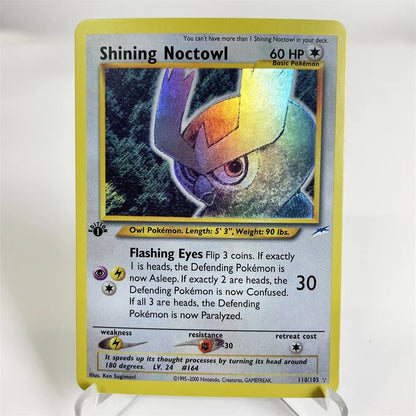 Holographic PKM Collection Cards PTCG Proxy Card Blue Core Paper Card Kids PKM Dark Raichu/Dragonite/Umbreon/Suicunc