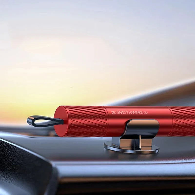 2025 New 2-in-1 Mini Car Safety Hammer Car Glass Window Breaker Escape And Rescue Tool With Seat Belt Cutting Tool Car Parts