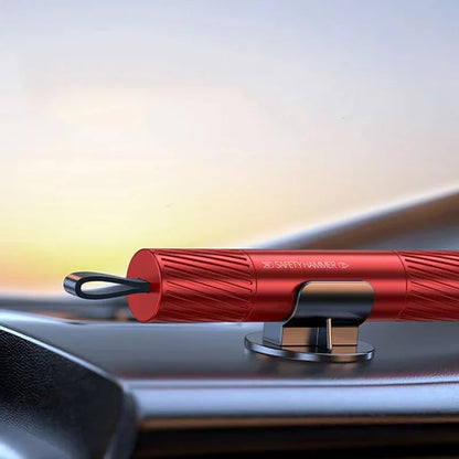 2025 New 2-in-1 Mini Car Safety Hammer Car Glass Window Breaker Escape And Rescue Tool With Seat Belt Cutting Tool Car Parts