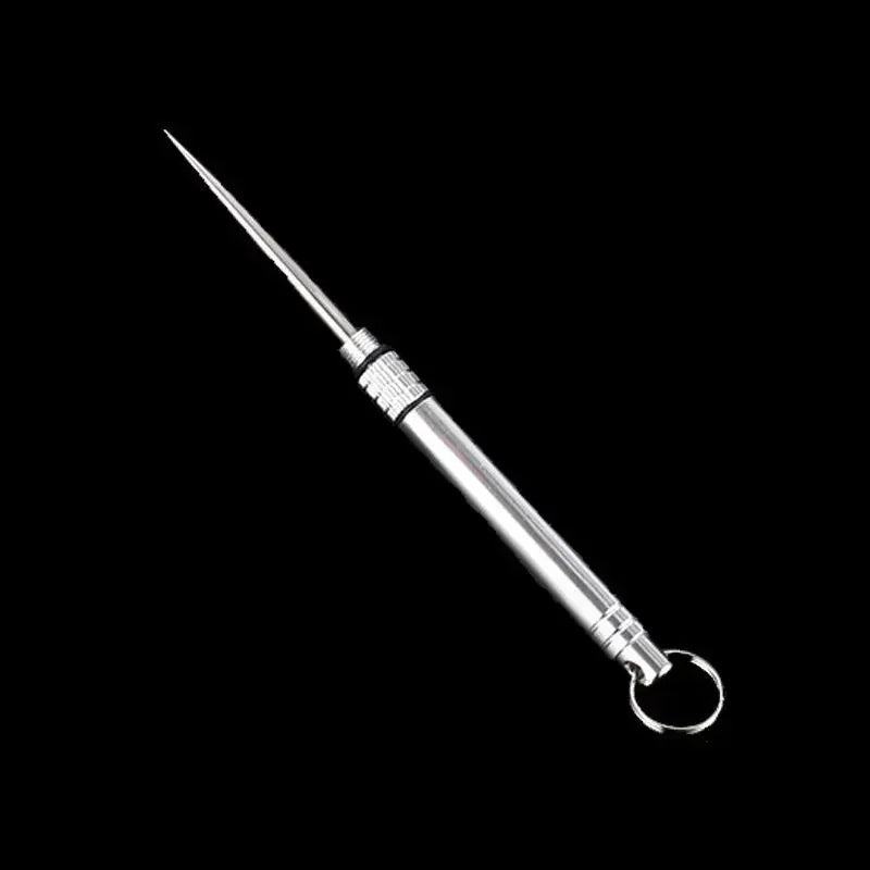 Titanium Outdoor EDC Portable Multi-Purpose Toothpick Bottle Fruit Fork Camping Tool Toothpick Tube Is More Durable Than Floss