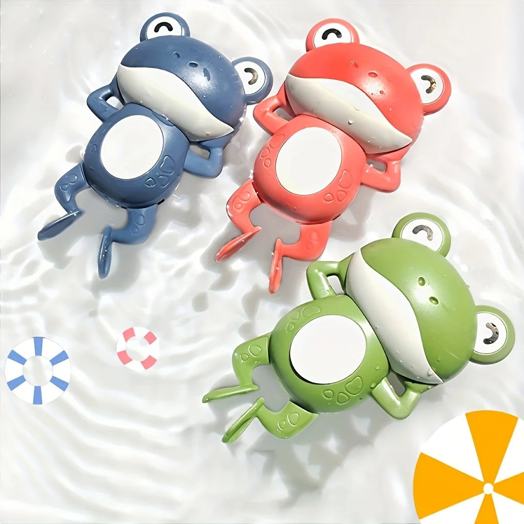 Frog Bath Toy - Non-toxic Plastic, Suitable for Water Games , Ideal Shower&Swimming Pool Game Partner, Gift for Summer Holiday