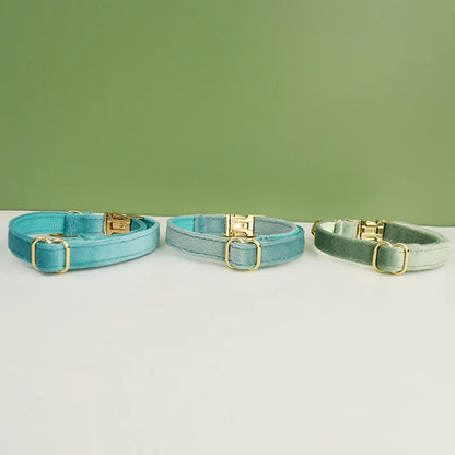 Velvet Cat Collar Bowknot Personalized Collar for cats Cat Supplies cat collar belt with bell and a bow