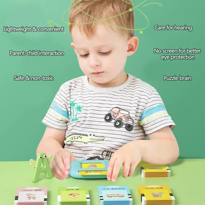 Early Education Flash Card Learning Toys Talking Flashcards for Kids Preschool English Electronic Audio Book Machine Gift