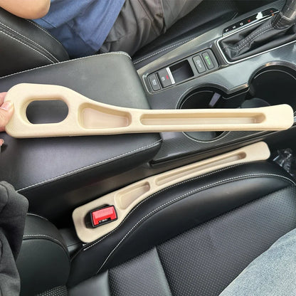 2pcs Car Seat Gap Filler Leak Proof Crevice Storage Organizer Universal Fit Between Seats Console Auto Interior Accessories