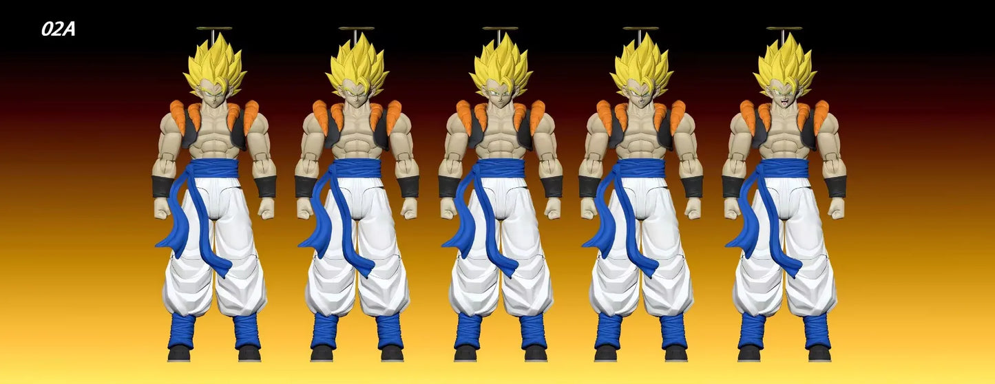 In Stock New Tonsenarttoys Kamione 02A 02B Dragon Ball Z Gojita SHF Super Saiyan SSJ Gogeta Dragon Anime Action Figures Toys