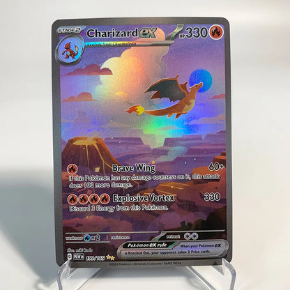 Charizard Pokemon Cards Shining Charizard Holographic Charizard Ex GX VMX Hobbies Rare Collection Battle Cards Toys Gifts
