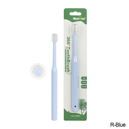 Pet Cat Toothbrush Super Soft Nylon Bristles Tooth Brush 360 Degree Oral Cleaning&Cat Face Blackhead Cleaning Cat Acne Brush