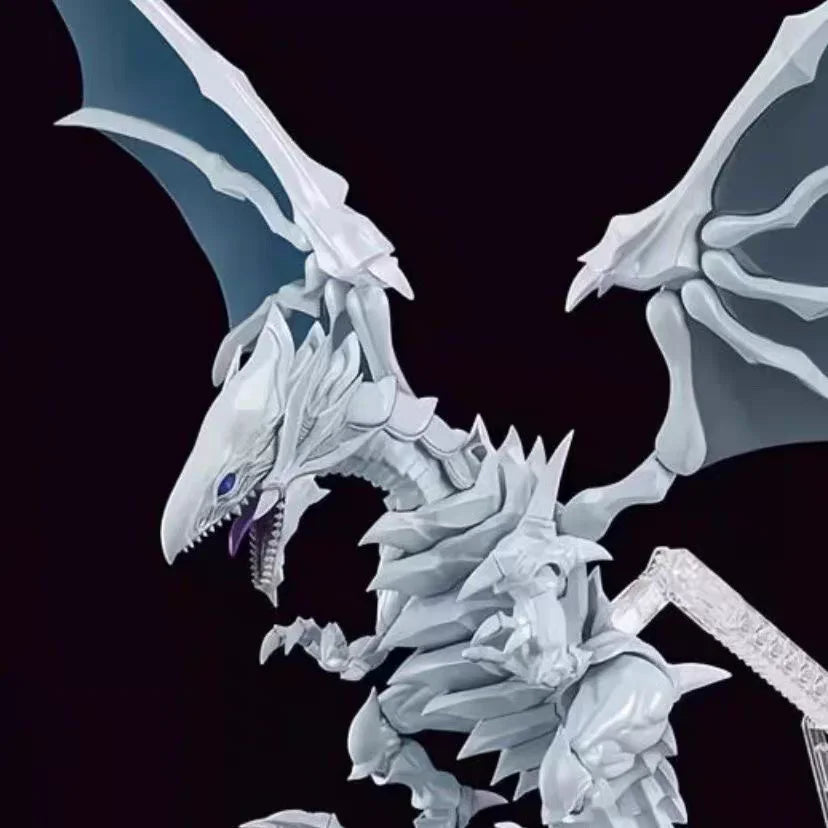 【New-Hot】Yu-Gi-Oh Arrogant Dragon Blue-Eyes White Dragon  Assembly Model Figure Desktop Decoration Holiday Birthday Gift