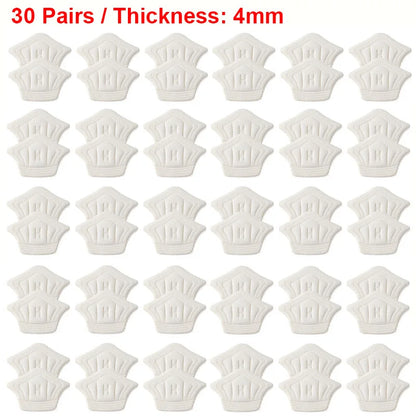 6pairs/12pcs Insoles Patch Heel Pads for Sport Shoes Back Sticker Adjustable Size Antiwear Feet Pad Cushion Insert Insole