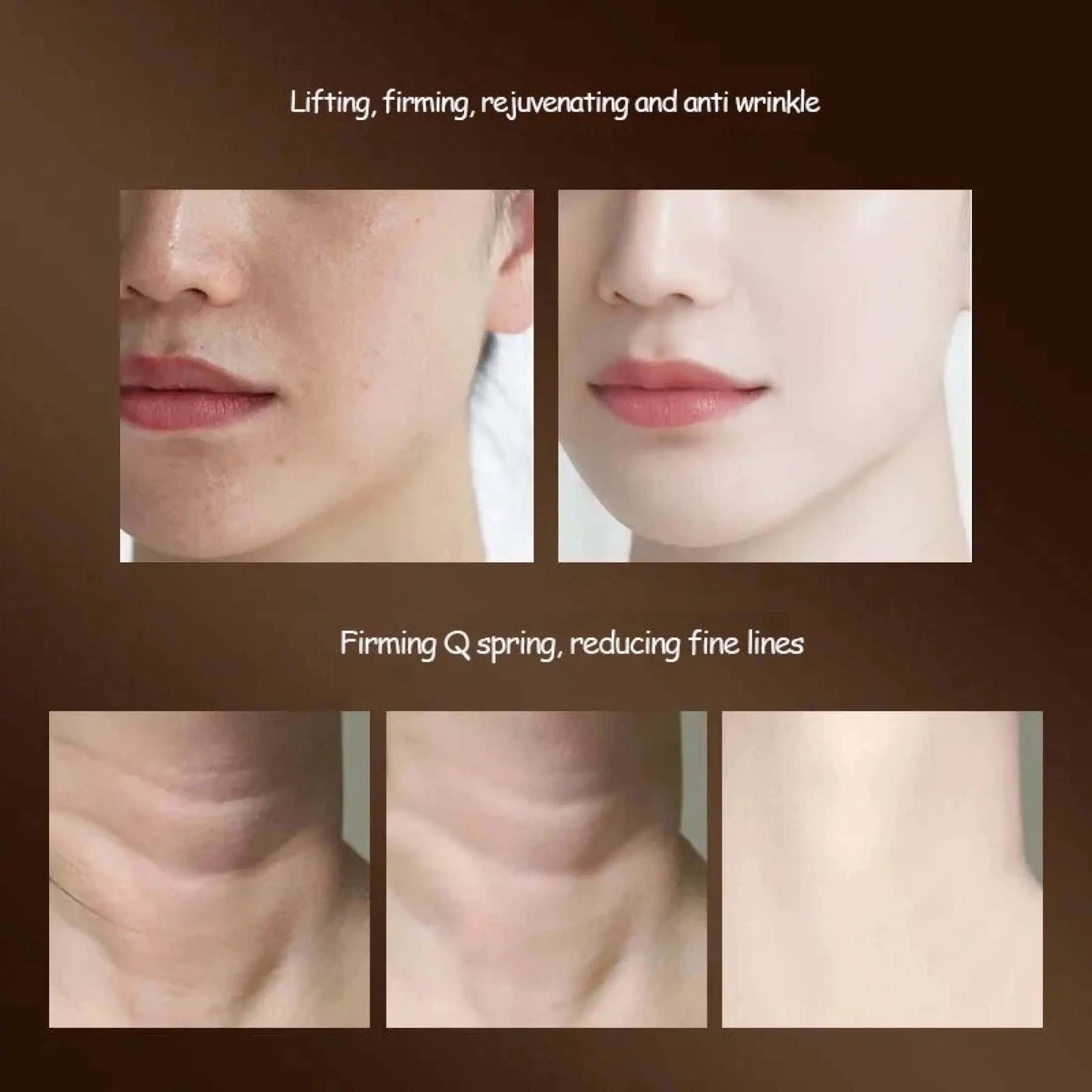 Microcurrent Facial Massager for Lift & Firm Skin, Reduce Wrinkles on Face Neck & Eyes, Rejuvenation Device