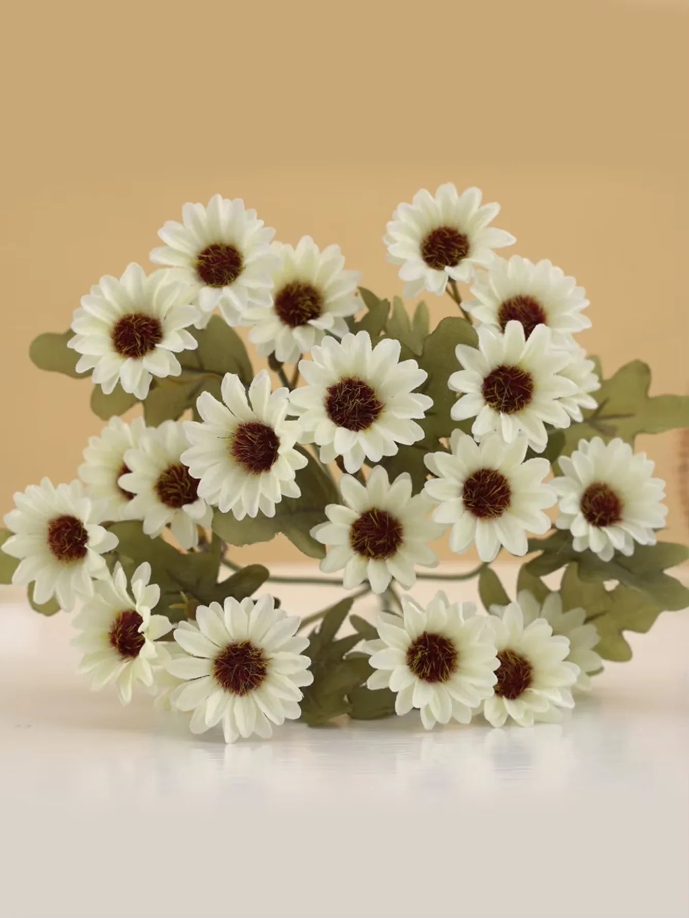 21 Heads Autumn Silk Daisy Bouquet Christmas Decorations Vase For Home Wedding Decorative Household Products Artificial Flowers