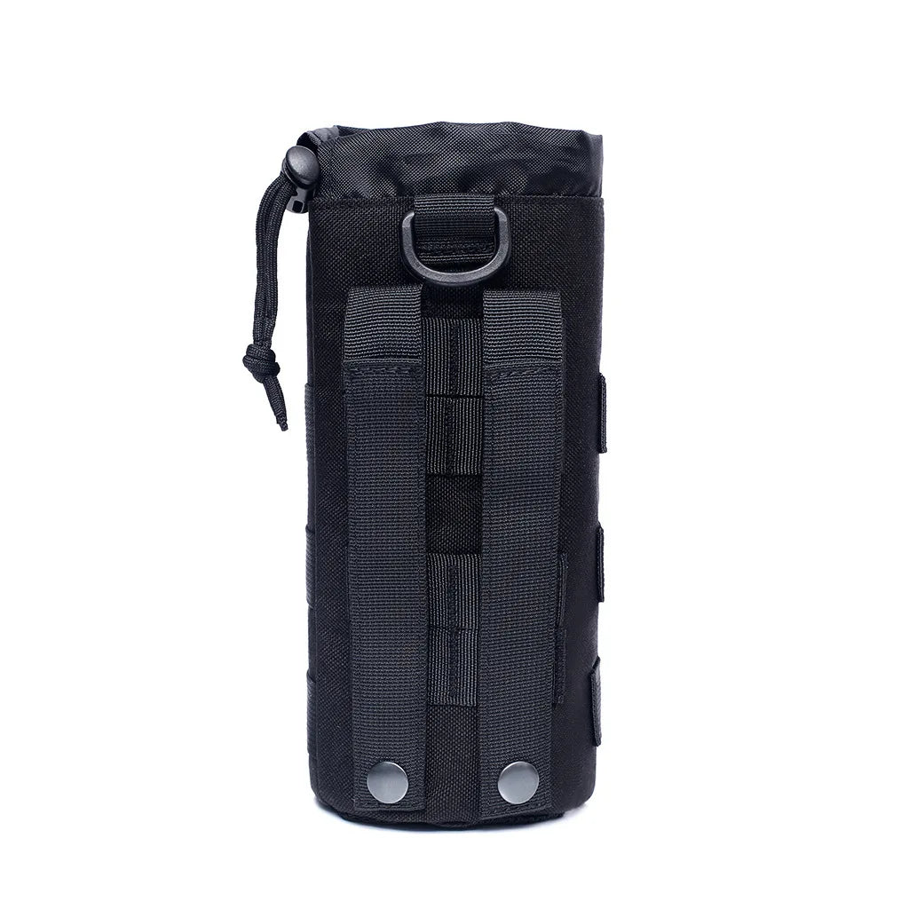 Outdoor Molle Water Bottle Bag Pouch Holder Travel Camping Hiking Cycling Fishing Hunting Water Bottle Kettle Carrier