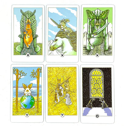 High-Quality Tin Box Tarot Cards Classical Divination Deck With Paper Guidebook , Family Entertainment Games Christmas Gifts
