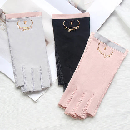 1 Pair Anti UV Nail Gloves UV Gel Shield Glove Fingerless Manicure Nail Art Tools LED Lamp Nails Dryer Radiation Hand