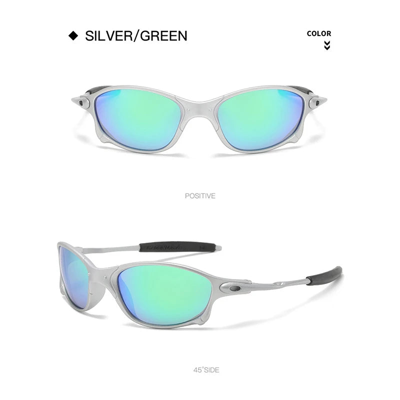 Colorful Sport Sunglasses Sun Glasses Goggles UV400 Windproof Sunglasses For Men Women Retro De Sol Masculino
