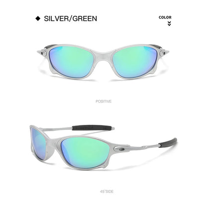 Colorful Sport Sunglasses Sun Glasses Goggles UV400 Windproof Sunglasses For Men Women Retro De Sol Masculino
