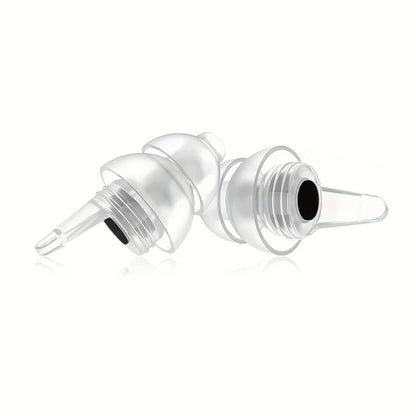 HUAK High Fidelity Silicone Ear Plugs for Noise Cancelling Washable Reusable Musicians Motorcycles Sleeping Work, Study, Swim