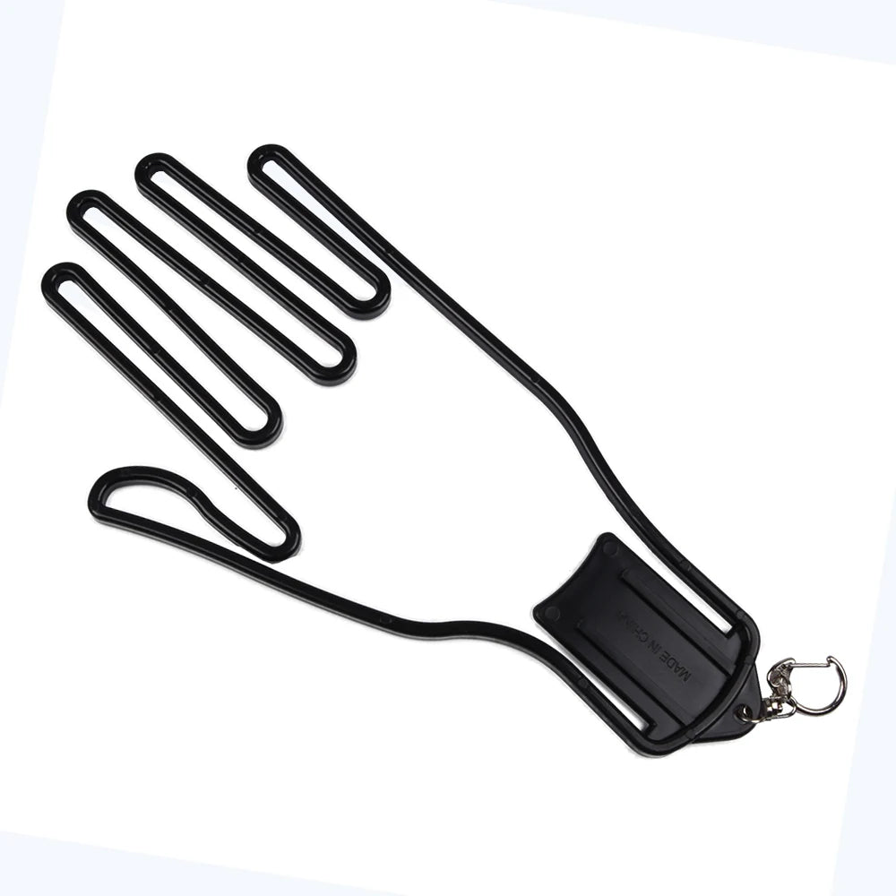1pc Golf Gloves Stretcher Holder Keeper Hanger Gloves Support Frame Holder Rack Dryer Shaper Accessories Plastic with Metal Buck