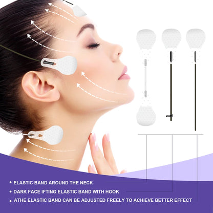 Face Lift Tape Invisible High Elasticity V-shape Lift Sticker Patch For Lifting Tighten Face Neck Chin Eye Facial Skin Care Tool