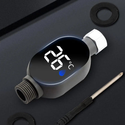 LED Digital Shower Temperature Gauge Waterproof Smart Monitor for Baby Bath Bathroom Accurate Safe Auto-shutoff Durable