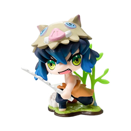 Demon Slayer Tanjiro Kamado Nezuko Anime Cartoon Figure Blind Box Creative Personalized Statue Model Ornament Surprise Gift Box
