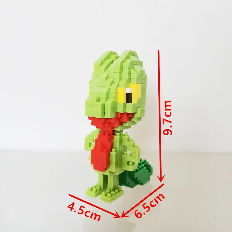 75 Style Building Blocks Assembly Anime Picachu Charizard Doll Blastoise Bulbasaur Gengar Bricks Figures Toy for Kid Gift