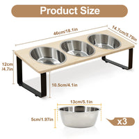 raised cat feeder