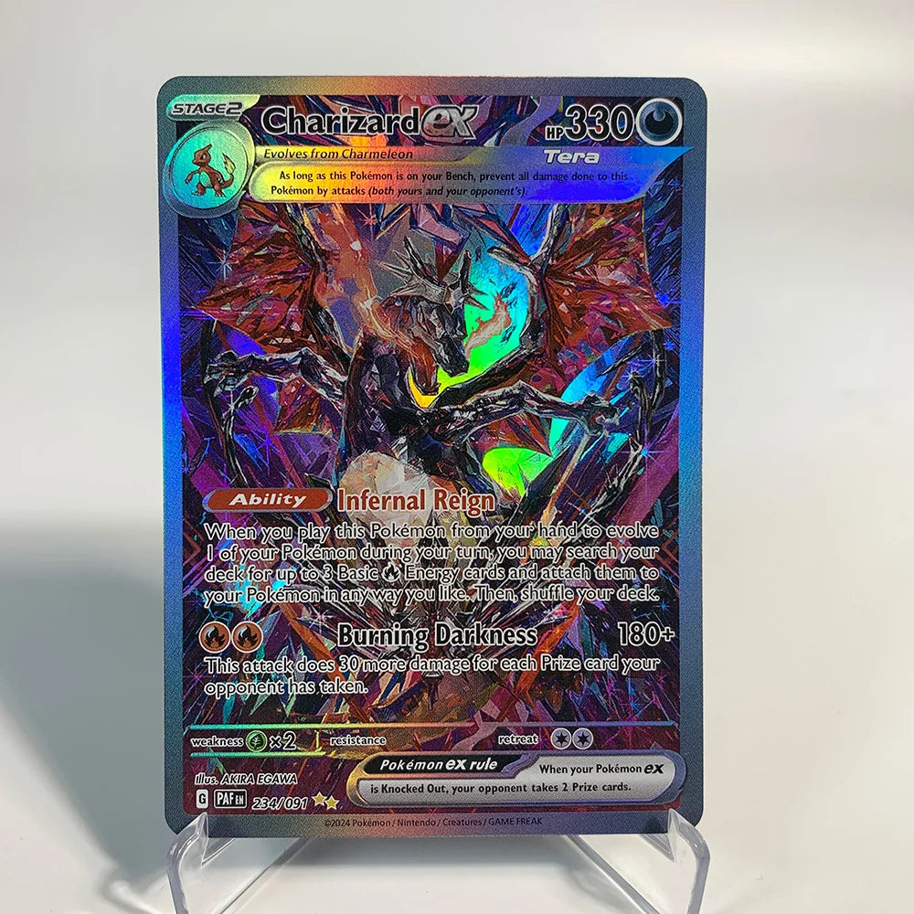 Charizard Pokemon Cards Shining Charizard Holographic Charizard Ex GX VMX Hobbies Rare Collection Battle Cards Toys Gifts