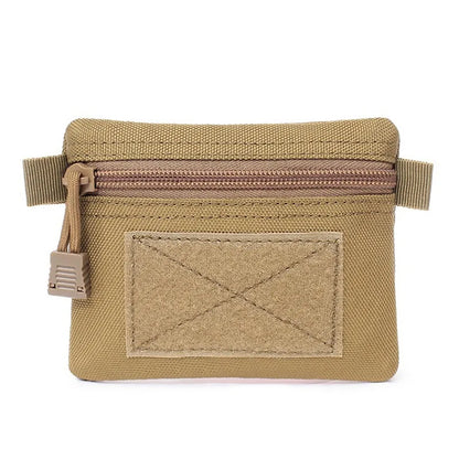 Outdoor EDC Molle Wallet Portable Waterproof Zipper Waist Pouch for Camping Hiking Hunting Travel EDC Pack