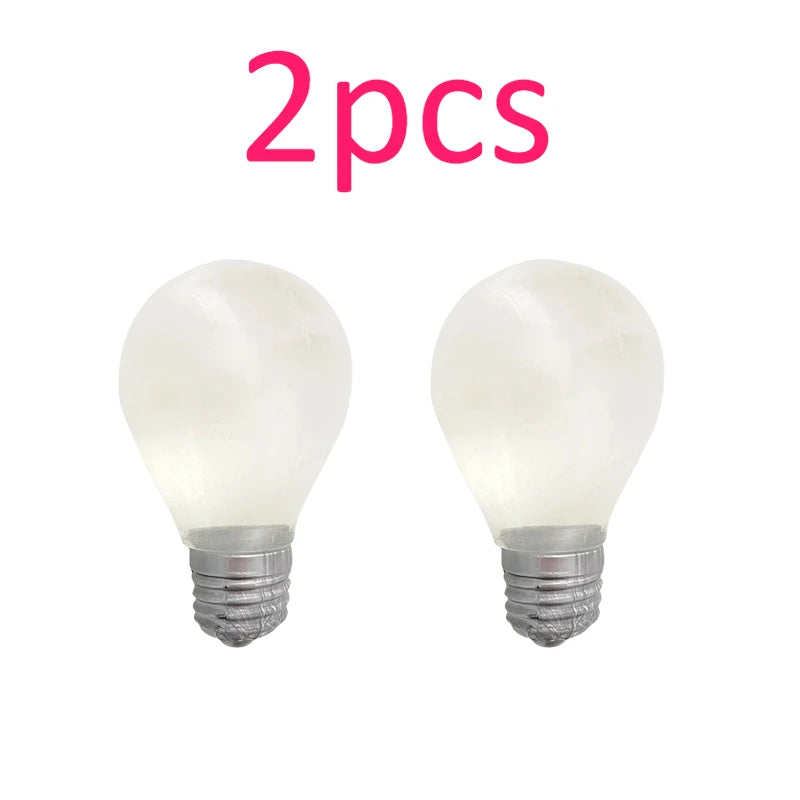 Squishy Light Bulb Maltose Luminous Squeeze Toy Slow Rebound Sensory Fidget Toy Anxiety Relief Novelty Funny Decompression Gift