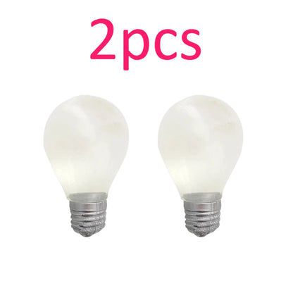 Squishy Light Bulb Maltose Luminous Squeeze Toy Slow Rebound Sensory Fidget Toy Anxiety Relief Novelty Funny Decompression Gift