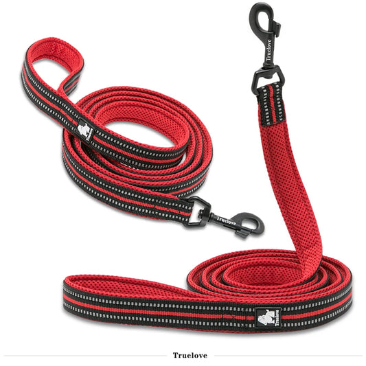 Truelove Pet Leash 200CM Comfort Sandwich Dog Leash Soft Padded Breathable No Pull Pet Lead Durable Reflective Rope TLL2112