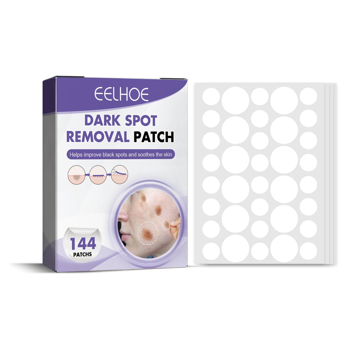 Spot-removing patches - for lightening facial dark spots, chloasma, pigmentation andmelanin; moisturizing skin. spot patches
