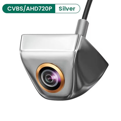 Golden Fisheye Lens Car Rear View Camera 170° Full HD Night Vision Reverse AHD Waterproof Metal Body Vehicle Parking Camera