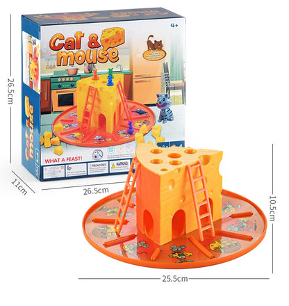 Cat and Mouse- Cake Cheese Board Game Parent-Child Interactive Toys for Kids Boys and Girls Entertainment party game toy for kid